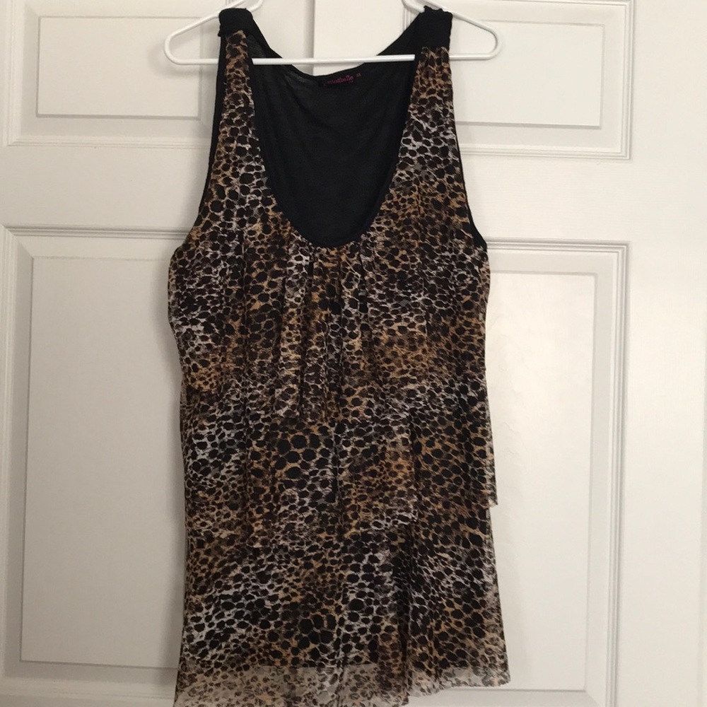 Leopard Sleeveless Top